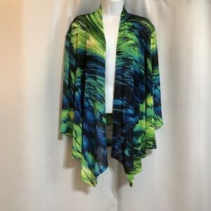 Frank Lyman Design Cardigan Women’s Size 18 Travel Lightweight Open Front